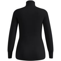 Damen-Funktionsshirt Odlo Active Warm BL Top Turtle Neck LS Half Zip – black, Größe: M