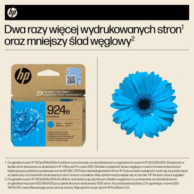 11. HP Original Cyan Tinte 924e EvoMore