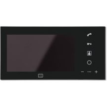 ACO INS-MP7 BK (Schwarz) INSPIRO Monitor – digitaler 7-Zoll-Farbmonitor für Video-Gegensprechanlagen