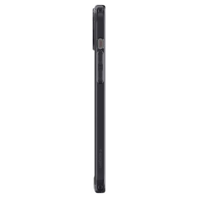 4. Spigen Ultra Hybrid Mag Case mit MagSafe für iPhone 15 Plus – Dunkelgrau (Zero One Pattern)