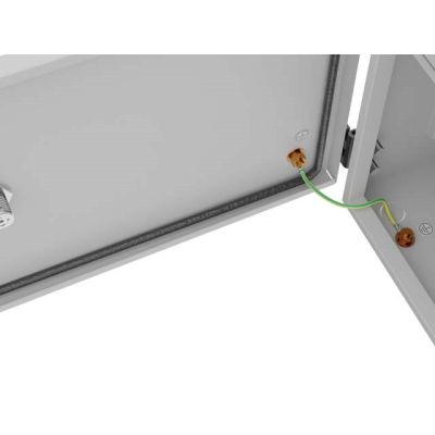 15. 10" HERMETISCHER IP55 WAND-/MAßMONTIERSCHRANK 320X220X300 GRAU LANBERG (MONTIERT)