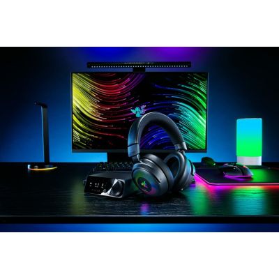 17. Razer Kraken V4 Pro Bluetooth-Over-Ear-Headset mit Mikrofon, kabellos, schwarz