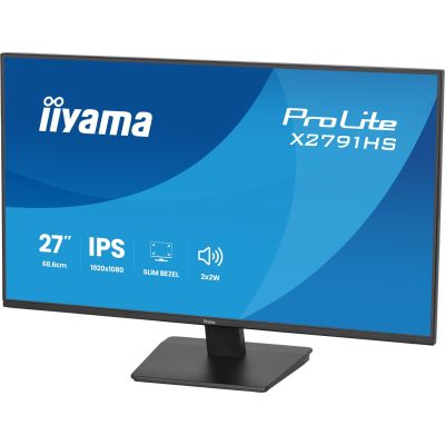 16. iiyama ProLite X2791HS-B1 Computermonitor 68,6 cm (27") 1920 x 1080 px Full HD LED Schwarz
