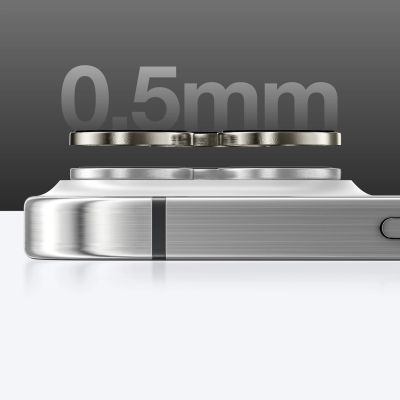 6. AmazingThing AR 3 Linsenglas Vollklares gehärtetes Glas für iPhone 16 Pro / 16 Pro Max - Transparent