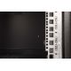 7. Digitus Unique 19" 7U 600x600 Wand-Netzwerkschrank, Glastür, schwarz, ungeteilt, montiert, 100 kg