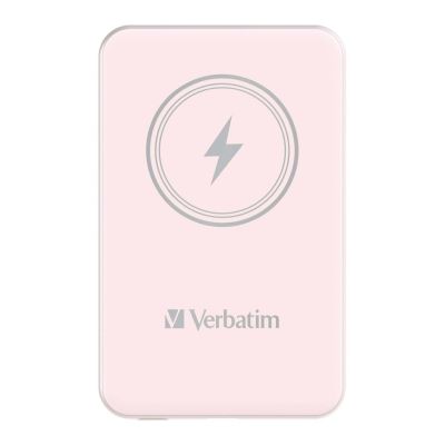 9. Verbatim Charge 'n' Go Lithium-Polymer-Akku (LiPo) 5000 mAh, kabelloses Laden, Pink