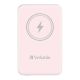 9. Verbatim Charge 'n' Go Lithium-Polymer-Akku (LiPo) 5000 mAh, kabelloses Laden, Pink