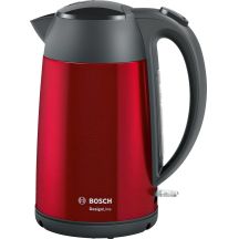 Bosch TWK3P424 Wasserkocher 1,7 l 2400 W Grau, Rot