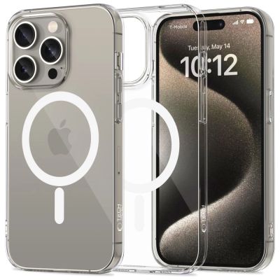 Tech-Protect FlexAir MagSafe Case für iPhone 15 Pro – Transparent