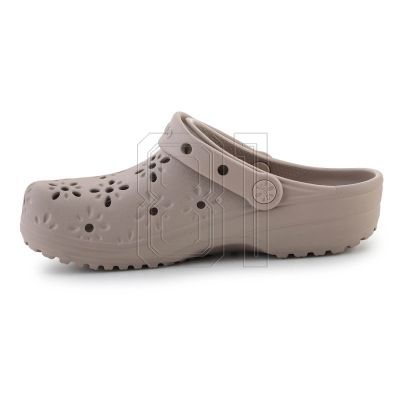 4. Crocs Classic Floral Cut Out Clog W 210927-214 Pantoletten