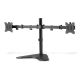 10. DIGITUS DOPPEL-TISCHSTÄNDER 2XLCD MAX. 32" MAX. 2X 8KG NEIGUNGS- UND DREHBAR SCHNELLVERSCHLUSS DA-90401