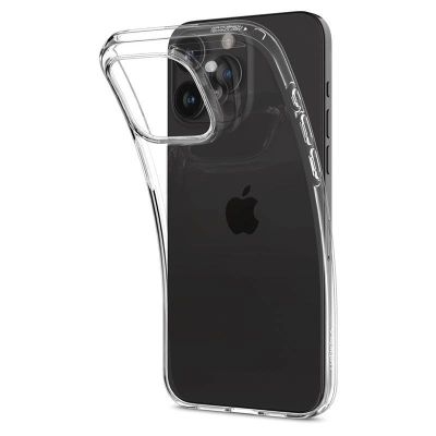 6. Spigen Crystal Flex Hülle für iPhone 15 Pro – transparent