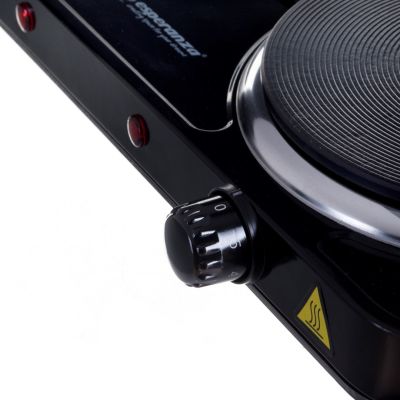 27. ESPERANZA Elektroherd Yellowstone 1500W + 1000W Schwarz EKH014K