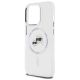 6. Karl Lagerfeld IML Metal Karl & Choupette Head MagSafe Hülle für iPhone 14 Pro Max - Weiß