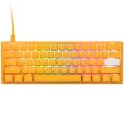 11. Ducky One 3 MINI Gelbe GATA-1746 RGB LED Gaming-Tastatur - MX-Clear (US)