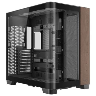 15. Antec C Curve Holz Full Tower Schwarz, Transparent, Holz