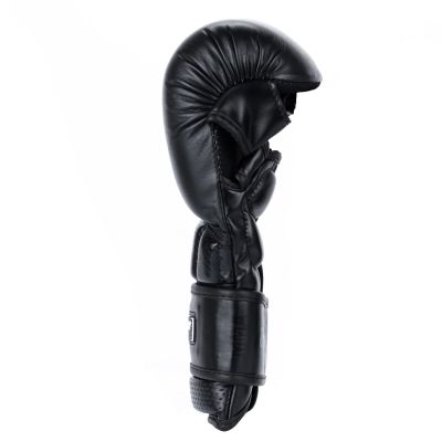 13. MMA Sparring Handschuhe M - Warrior Schwarz - LegacySeries