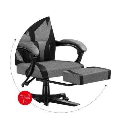 12. Huzaro Combat 5.0 Grauer Gaming-Stuhl