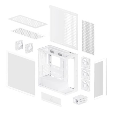 8. CASE MIDITOWER EATX Xtender WHT ACPCC00014A ARCTIC Gehäuse