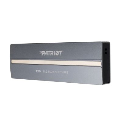 5. Patriot TXD USB-3.2-Gehäuse für M.2-NVMe-SSD 1.3, bis zu 8 TB – Aluminium