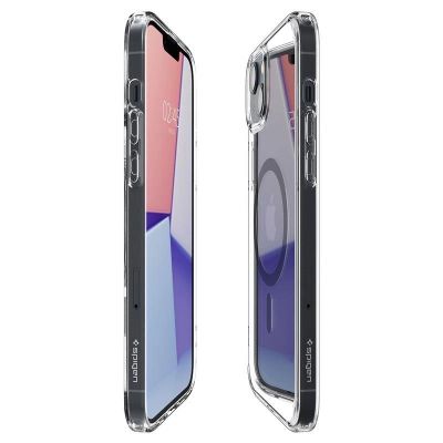 13. Spigen Ultra Hybrid Mag Case mit MagSafe für iPhone 14 Plus – Transparentes Grau
