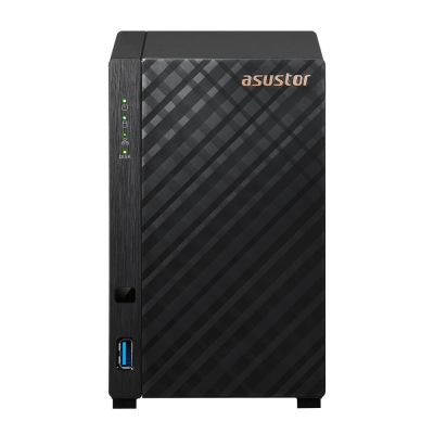 NAS Asustor AS1102TL; Tower; 2x (3,5" SATA HDD); Realtek RTD1619B; 1 GB DDR4, 1x 1GbE, 1x USB 3.2, 1x USB 2.0