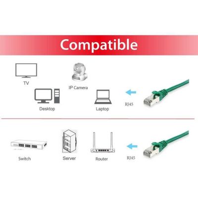 3. Equip 606411 Netzwerkkabel Grün 30m Cat6a S/FTP (S-STP)