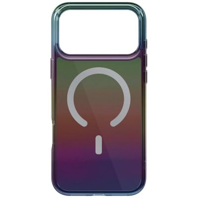 5. Uniq Iridescia Hülle für iPhone 17 Pro Max Magclick Charging - Mehrfarbig