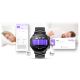 14. Gravity GT21-1+ Smartwatch Schwarzes Silikonarmband