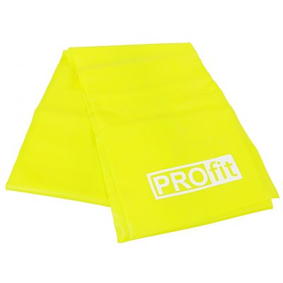 2. FITNESS PROFIT LANG LIGHT GUMA 200x15x0,35cm gelb DK 2227