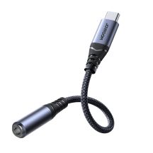 Joyroom SY-C01 USB-C DAC-Adapter auf 3,5-mm-Miniklinke – Schwarz