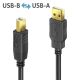 3. PureLink DS2000-100 USB-Kabel USB 2.0 10 m USB A USB B 0,48 Gbit/s Schwarz