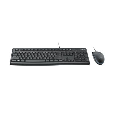 11. Tastatur- und Maus-Set Logitech MK120 920-002562 (Membran; USB 2.0; (US); Farbe Schwarz; optisch; 1000 DPI)