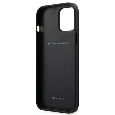 3. Ferrari FEOGOHCP12LBK iPhone 12 Pro Max 6.7" schwarz/schwarz Hardcase Off Track Perforated