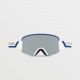 2. Volcom GARDEN DARK BLUE OFF WHITE SKY/SILVER CHROME Snowboardbrille (VG0122106)