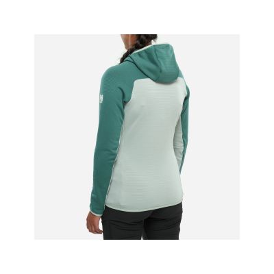 4. MILLET FUSION GRID HOODIE W grüne Jacke