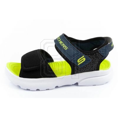 3. Skechers Jr. 406512L/BKLM Sandalen