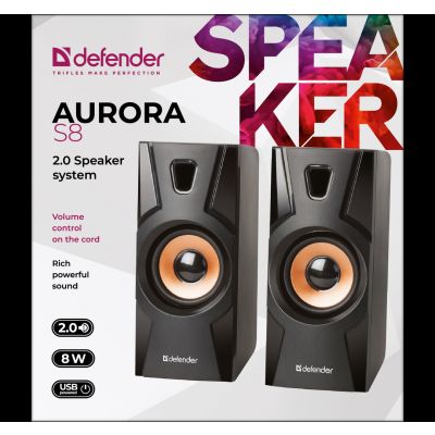 4. DEFENDER LAUTSPRECHER AURORA S8 2.0 8W USB 65408
