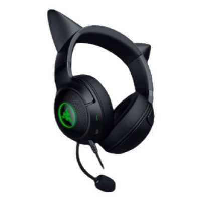 5. Razer Kraken Kitty V2 Headset, kabelgebunden, Over-Ear-Mikrofon mit Geräuschunterdrückung