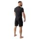 10. Rashguard Kurzarm schwarz BlackRS - S
