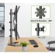 23. TECHLY VERTIKALER TISCHSTÄNDER FÜR 2 MONITOREN 13-27" LCD 10KG