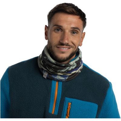 Bandana BUFF MERINO HEAVYWEIGHT DIGITAL PRINTS ONLAR BLUE – Einheitsgröße