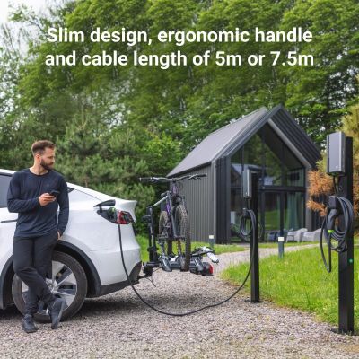 18. Green Cell HabuDen Wanddose 22kW 32A - 7,5m Kabel mit NFC