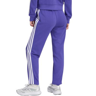 2. adidas Essentials Damenhose mit 3 Streifen, French Terry, Bündchen, Lila KF8340