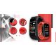 4. Smartwatch GIEWONT Schwarz und Rot 2 Armbänder GW200-1