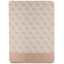 Guess 4G Stripe Allover Hülle für iPad Pro 12,9" - Rosa