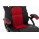 10. Raptor Gaming 437764 Gaming-Stuhl, gepolsterter Sitz, Schwarz, Rot