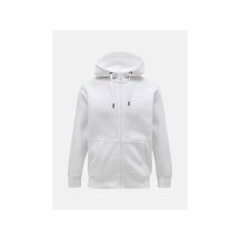 Peak Performance M Original Small Logo Zip Hood Sweatshirt weiß