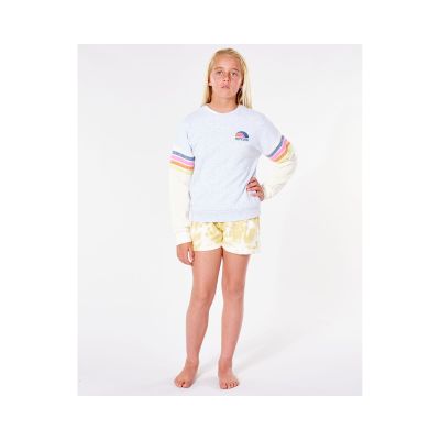 2. RIP CURL Surf Revival Crew Sweatshirt - Mädchen - Hellgrau