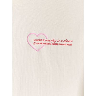 8. Oversized Langarmshirt mit Print für Mädchen 4F 4FJRAW25TLONF589-11S